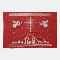 Ugly Merry Christmas Sweater Nativity Religious