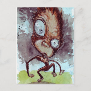 Ugly Monkey Wild Postcard