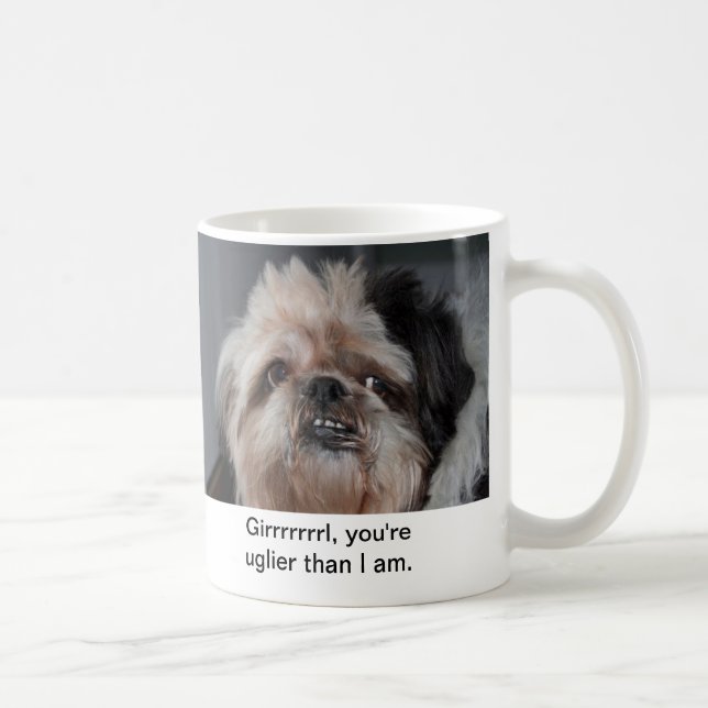 Ugly puppy coffee mug (Right)