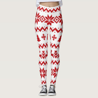 Ugly red Christmas Leggings