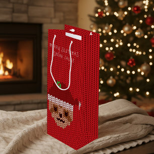 Ugly Santa Sloth Merry Slothmas Gift Bag