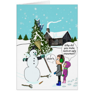 Ugly Snowman Halloween Witch Crash Best Witches