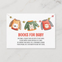 Ugly Sweater, Baby Shower Book Request