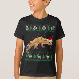 Ugly Sweater Christmas Animals Santa Leopard Gecko