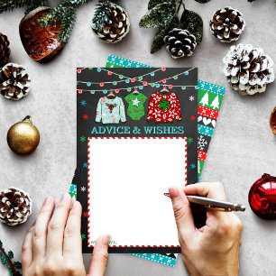 Ugly Sweater Christmas Baby Shower Advice