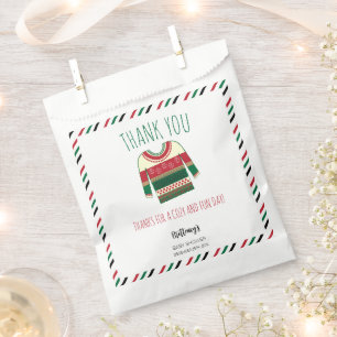 Ugly Sweater Christmas Baby Shower  Favour Bags
