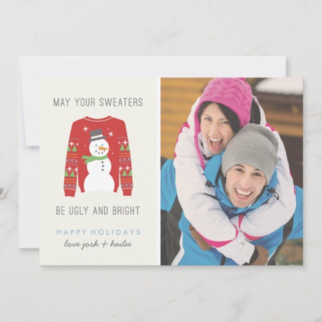 Ugly Sweater Christmas Card (Front)