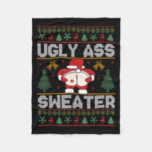Ugly Sweater Christmas  Fleece Blanket