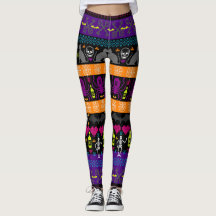 Ugly Sweater Christmas - Halloween Stripe Print