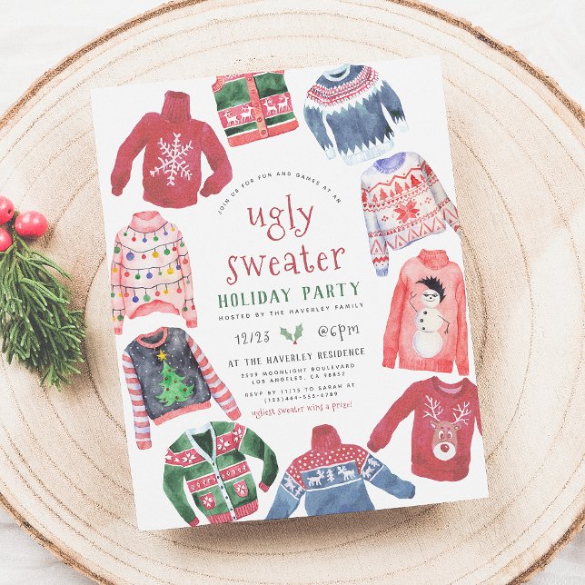 Ugly Sweater Christmas Holiday Party Budget (Creator Uploaded)