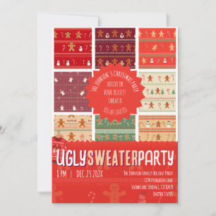 Ugly Sweater Christmas Invitation