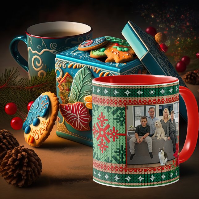 Ugly Sweater Christmas Keepsake Photo Mug (Creator Uploaded)