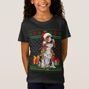 Ugly Sweater Christmas Lights Beagle Dog Lover