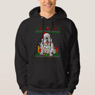 Ugly Sweater Christmas Lights English Bulldog Dog