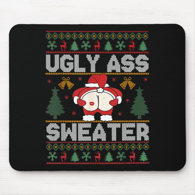 Ugly Sweater Christmas  Mouse Pad (Front)