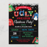 Ugly Sweater Christmas Party Invitation<br><div class="desc">Ugly Sweater Christmas Party design. To access advanced editing tools,  please go to “Personalise”,  scroll down and press the "click to customise further" link.</div>