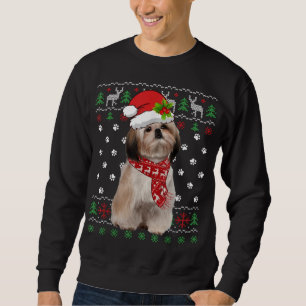 Ugly Sweater Christmas Shih Tzu Dog Puppy Xmas Paj