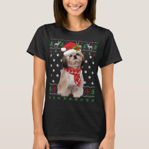 Ugly Sweater Christmas Shih Tzu Dog Puppy Xmas Paj