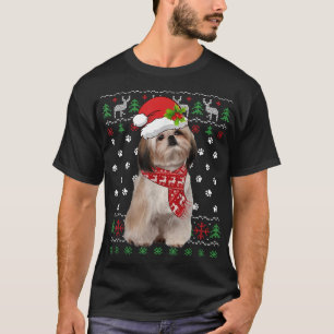 Ugly Sweater Christmas Shih Tzu Dog Puppy Xmas Paj