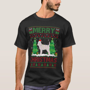 Ugly Sweater Christmas Tree Lighting Cockapoo Dog