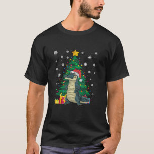 Ugly Sweater Christmas Tree Lights Alligator Santa