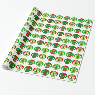 Ugly Sweater Christmas Wrapping Paper