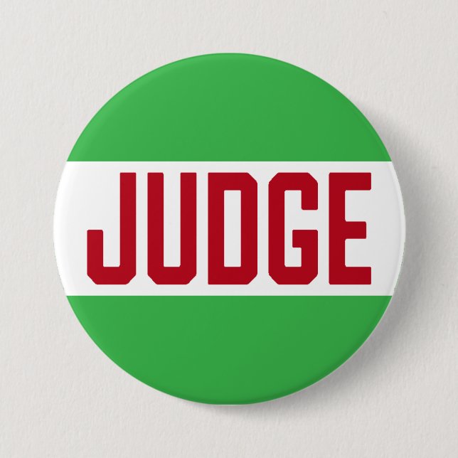 Ugly Sweater Contest Judge 7.5 Cm Round Badge (Front)