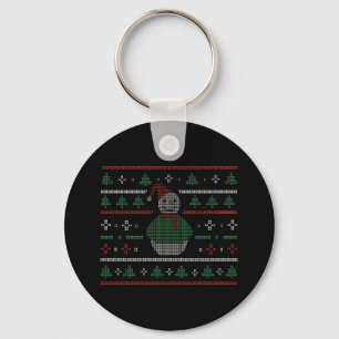 Ugly Sweater - Cute Snowman Christmas Jumper Key Ring