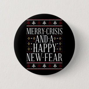 Ugly Sweater Fear Quote  6 Cm Round Badge