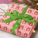Ugly Sweater Funny Reindeer Christmas Pattern Wrapping Paper<br><div class="desc">This unique,  whimsical Christmas Ugly Sweater wrapping paper was crafted with a touch of humour and charm. Featuring a hand-illustrated design,  the reverse showcases a festive pattern adorned with Santa's reindeer,  soft snowflakes,  and Christmas trees,  all rendered in a cosy,  fleece-like texture.</div>