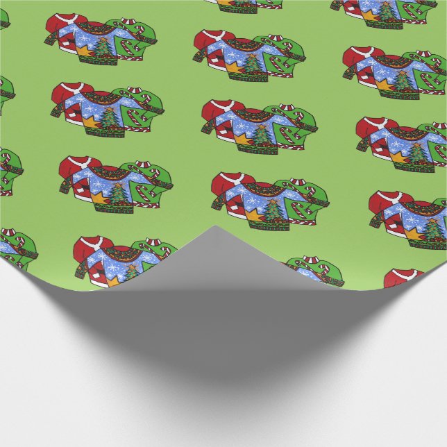 ugly sweater gift wrap (Corner)