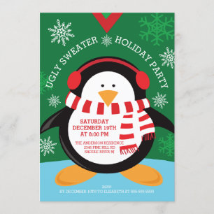 Ugly Sweater Holiday Party Invitation