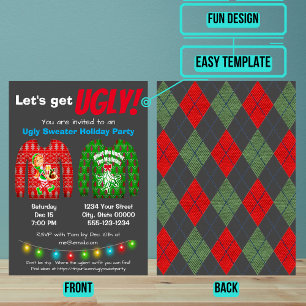 Ugly Sweater Holiday Party Invitation