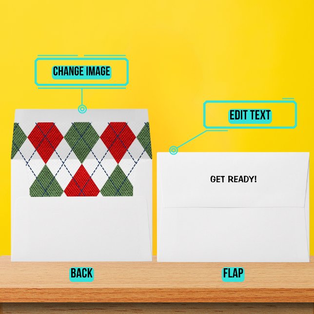 Ugly Sweater Holiday Party Invitation Envelope (Please enjoy our design and see the others in the collection.)