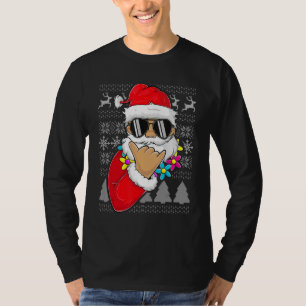 Ugly Sweater Mele Kalikimaka Apparel Shaka Santa C