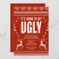 Ugly Sweater Party Invitation