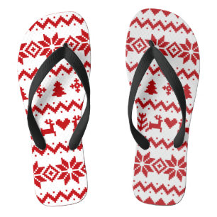 Ugly sweater pattern Christmas   Jandals