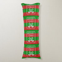 Ugly sweater pattern jingle bells Merry Xmas yarn
