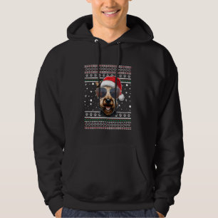 Ugly Sweater X-mas Santa Irish Terrier Dog Christm