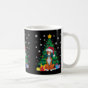 Ugly Sweater Xmas Tree Light Italian Greyhound Dog Coffee Mug
