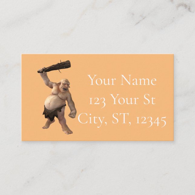 Ugly Troll Thunder_Cove Business Card (Front)
