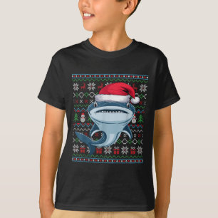 Ugly Whale Shark Lovers Xmas Sweater Santa Christm