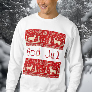 ugly Xmas -kintted motifs  Sweatshirt