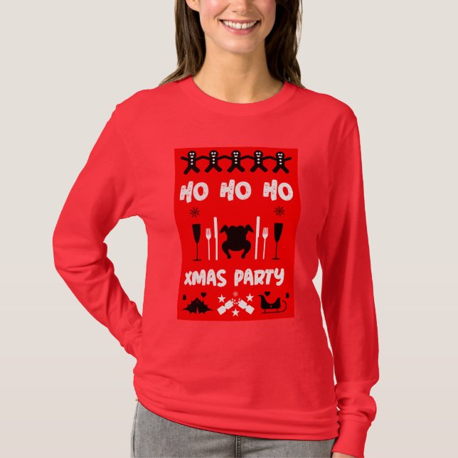 Ugly xmas office party sweater   (Front)