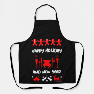 Ugly xmas office party sweater   apron