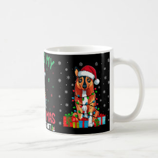Ugly Xmas Santa German Wirehaired Pointer Dog Chri Coffee Mug