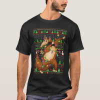 Ugly Xmas Sweater Style Lighting Anteater Christma