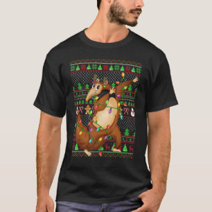 Ugly Xmas Sweater Style Lighting Anteater Christma