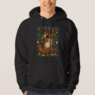 Ugly Xmas Sweater Style Lighting Anteater Christma