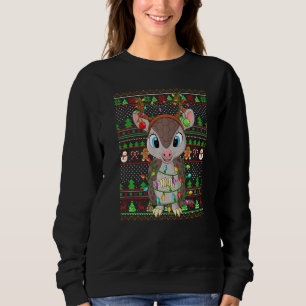 Ugly Xmas Sweater Style Lighting Armadillo Christm
